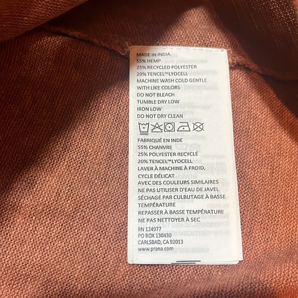 Prana Tidal Wave Skirt with Pockets “Terra” Large NWT - Picture 5 of 10